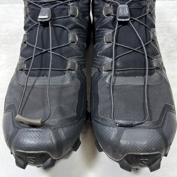 Salomon Speedcross 5 Trail Running Shoes - Men's Size 11.5 Wide - Black - Picture 11 of 11